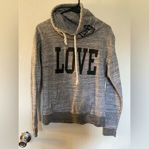 Love gray sweater